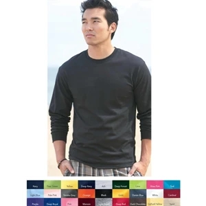Hanes (r) - Heathers S- X L - Adult Heavyweight Long Sleeve T-shirt. Blank Product