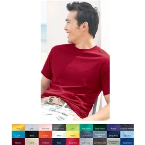 Hanes (r) Ecosmart (r) - Colors 2 X L-3 X L - Adult 5.2 Oz Pre-shrunk 50% Cotton/50% Polyester T-shirt. Blank Product