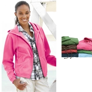 Weatherproof (r) - S- X L - Ladies Full-zip Hooded Sweatshirt. Blank Product