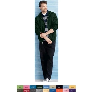 Gildan (r) - S - X L Neutrals - 8.0 Oz., 50% Cotton/50% Polyester Full-zip Hooded Sweatshirt. Blank Product