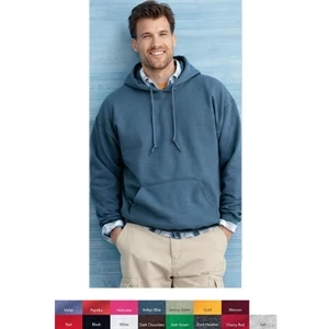 Gildan (r) - Heathers 2 X L-3 X L - 8.0 Oz., 50% Polyester/50% Cotton Hooded Sweatshirt. Blank Product