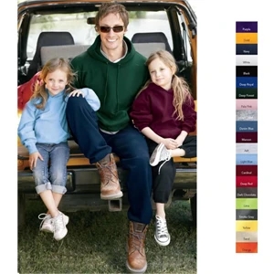 Hanes (r) Ecosmart (r) - Heathers 2 X L-3 X L - 7.8 Oz., 50% Cotton/50% Polyester Hooded Sweatshirt. Blank Product