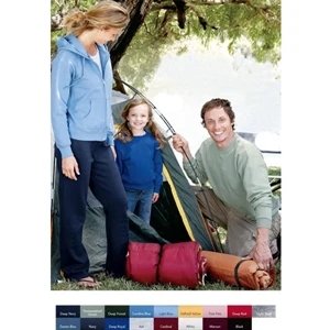 Hanes (r) - Neutrals - Youth, 7.8 Oz. 50% Cotton/50% Polyester Fleece Sweatshirt. Blank Product