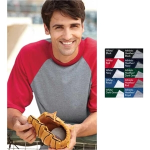 Augusta Sportswear (r) - S- X L Neutrals - Short Sleeve Baseball Jersey. Blank Product