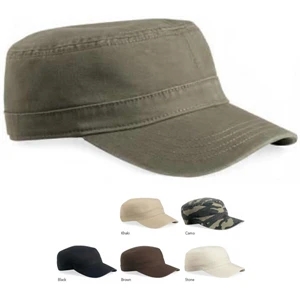 Valucap (tm) - Unstructured Military-style Cap Enlists Bio-washed Softness. Blank Product