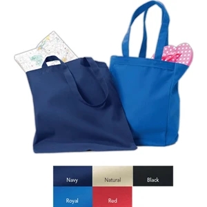 Liberty Bags (r) - Naturals - Gusseted Cotton Canvas Tote. Blank Product