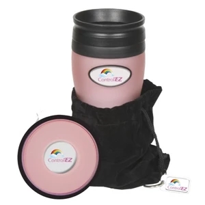 Soft Touch N-dome (tm) - Tumbler Gift Set. Includes Tumbler, Orbit Coaster And Hang Tag With Velvet Pouch