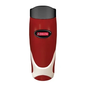 Odyssey N-dome (tm) - 16 Oz Tumbler Double-wall Insulated, With Screw On Spill-resistant Push Button Lid