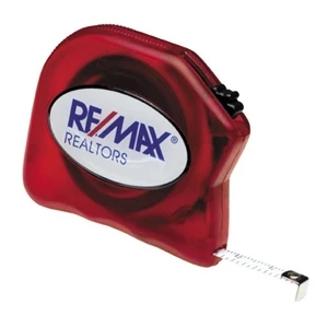 Tracker N-dome (tm) - Metallic 10' Tracker Tape Measure In Plastic Casing With Magnetic Back. N-dome Deco