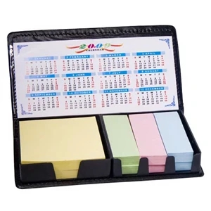 N-dome (tm) - Memo Pad Made With A Leatherette Finished Exterior 2012-2013 Calendar. 7" X 3 1/2"