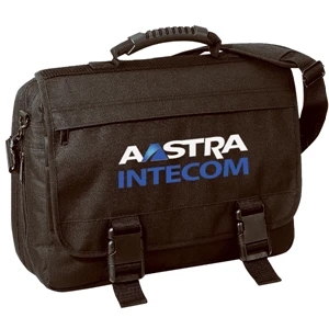 Silkscreen - Expandable Computer Carrier Brief Bag Made Of 600-denier Polyester