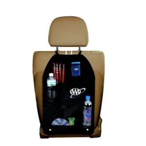 Polyester Car Organizer Has Various Pockets To Store Personal Belongings