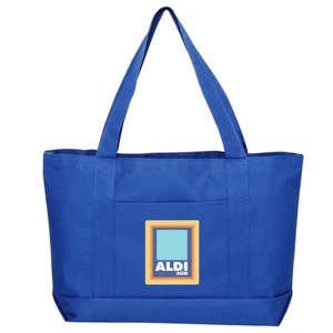Silkscreen - Solid Color Tote Bag Made Of 600-denier Polyester With Vinyl Backing