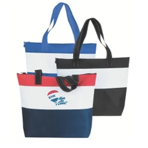 Embroidery - Multi Color Tote Bag Made Of 600 Denier Polyester With Vinyl Backing