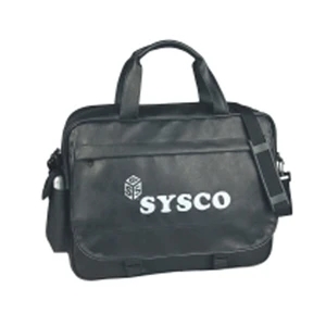 Silkscreen - Simulated Leather Portfolio Bag With Cell Phone Pocket And Carrying Handle