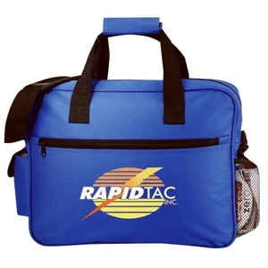 Silkscreen - Classic Portfolio Bag With Webbed Handles And Adjustable/detachable Shoulder Strap