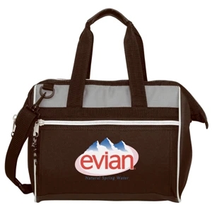 Silkscreen - Sports Cooler Tote Bag With Webbed Handles And Shoulder Strap