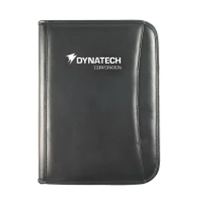 Silkscreen - Executive Calculator Padfolio With Zipper Closure And Exterior Slip Pocket