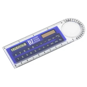 Add Up - Multifunction Ruler With Magnifier And Solar Powered Calculator