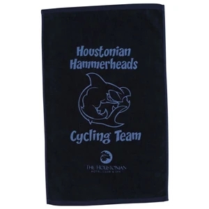 Diamond Collection - 3 Working Days - Printed - Colored Velour Cotton Sport Towel, 16" X 25"