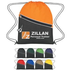 Sports Pack Made Of 80 Gram Non-woven, Coated Water Resistant Polypropylene