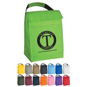 Budget - Insulated 210 Denier Polyester Lunch Bag With Front Pocket