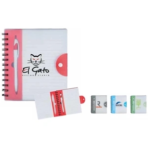 The Hideaway - Spiral Notebook Includes 100 Ruled Pages And A Matching Retractable Pen