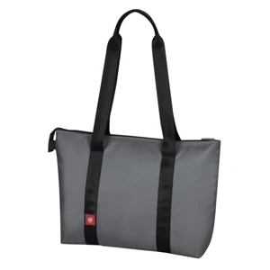 Avolve (tm) Collection;daypacker - Black - Zippered Shoulder Daypacker Tote Bag