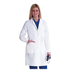 White Swan Meta Labwear - Sa833 Meta Ladies 36" 5 Pocket Brushed Labcoat