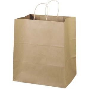 Eco-brute Shopper - Brown Kraft Shopping Bag Made From 100% Recycled Paper