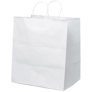 Brute Shopper - Paper Shopping Bag With Twisted Paper Handles And Serrated Cut Top