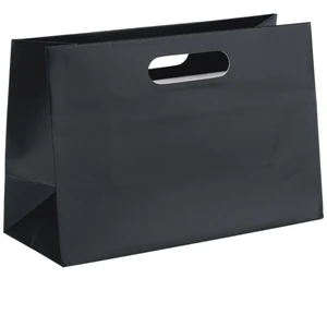 Boutique Olivia Shopper - Matte Laminated Heavyweight Paper Shopping Bag With Fold-over Die Cut Handles