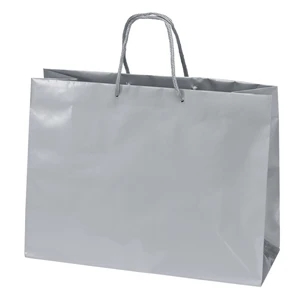 Tiara Eurototes - Gloss 16" Laminated Paper Shopping Bag With Matching Macrame Handles