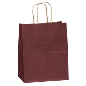 Munchkin - Matted Shopping Bag With Serrated Cut Top And Twisted Kraft Paper Handles