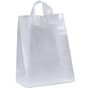 Tootsie Frosted Shoppers - Hi-density Plastic Bag With Flexographic Ink Imprint