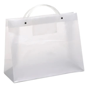 Executotes Ceo - Hi-density Frosted Plastic Bag With A Clear Card Pocket On One Side