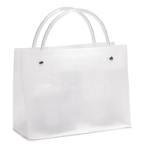 Executotes Ito - Hi-density Frosted Plastic Bag With A Clear Card Pocket On One Side
