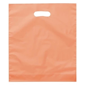 Rose Brite - Hi-density Frosted Plastic Shopping Bag With Die Cut Handles
