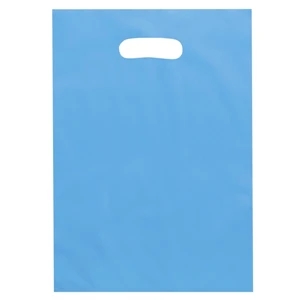 Aster Brite - Frosted Color Plastic Bags With Die Cut Handles. 2.5 Mil Thickness