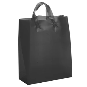 Hercules Brite Shoppers - Hi-density Frosted Color Plastic Bag With Matching Fused Loop Handles
