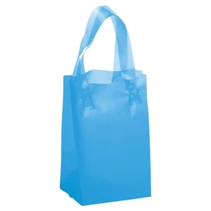 Thor Brite Shoppers - Hi-density Frosted Brite Color Plastic Shopping Bag With Matching Loop Handles