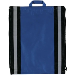 Magellan Explorer (tm) - Non-woven Polypropylene Backpack With Reflective Stripes And Carrying Handles