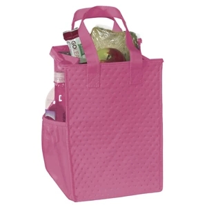 Therm-o-snack (tm) - Non-woven Polypropylene Insulated Lunch-style Tote With Zipper Closure
