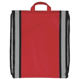 Marco Polo Explorer (tm) - Non-woven Polypropylene String Backpack With Black Draw Cords