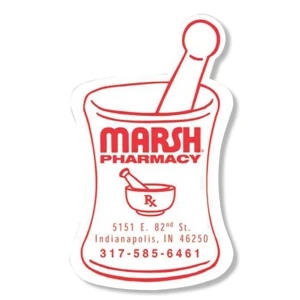 20 Mil - Magnet - Mortar & Pestle. Digital 4-color Process Print; Stock 20 Mil; 30 & 50 Mil
