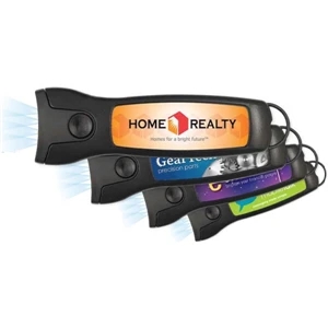 Brite Lights (tm);smashlight (tm) - Flat Flashlight In Plastic Body Featuring 4 Led Bulbs And Magnetic Back