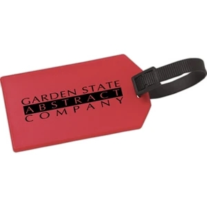 Travel Warrior - Durable Plastic Luggage Tag With Black Strap And Clear Window