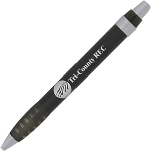 Smoothwriter Ii - Ballpoint Pen With Rubber Grip, Medium Point And Black Ink Cartridge