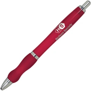 Trans Continental - Ballpoint Pen With Comfort Grip, Jumbo Black Ink Cartridge And Medium Point