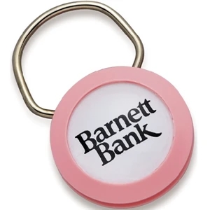 Original Showring - Snap Lock Key Tag With A Protective Lens For Two-sided Imprint
